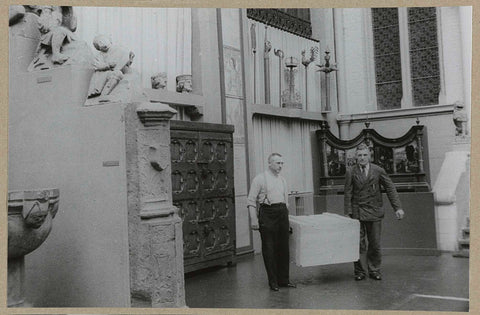 Evacuation in the western courtyard in 1939, 1939 Canvas Print