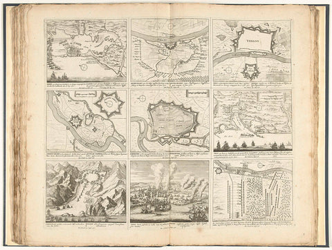 Schouwoneel van den oorlog (sheet III), 1702, Pieter Schenk (I), 1741 - 1769 Canvas Print