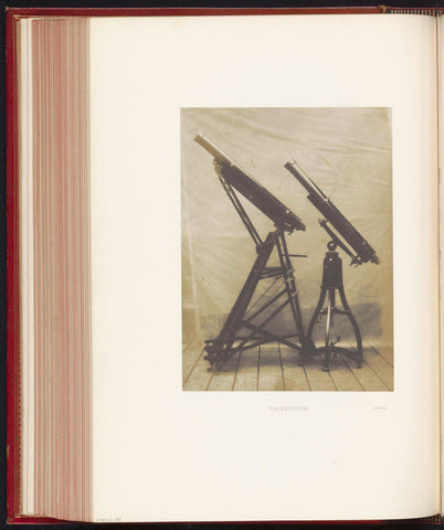 Telescopen van Buron op de Great Exhibition of the Works of Industry of All Nations van 1851 in Londen, C.M. Ferrier & F. von Martens (attributed to), 1851 Canvas Print