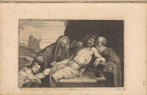 Indulgence of Christ, John of Troyen, 1660 Canvas Print