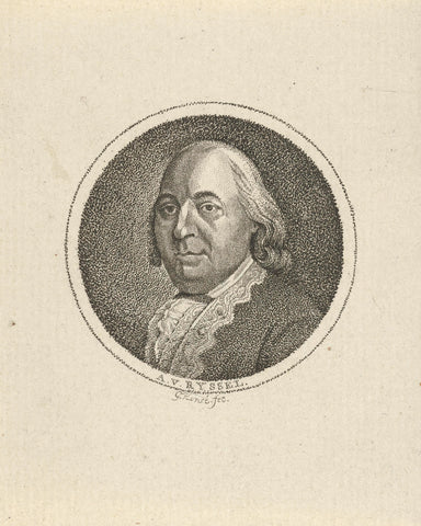 Portrait of Albert van Ryssel, Gerrit Konsé, 1789 Canvas Print