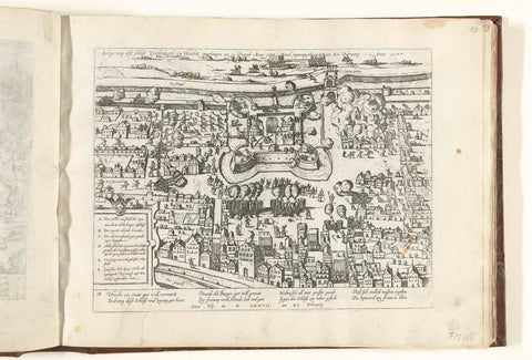 Siege of Vredenburg, 1577, Frans Hogenberg, 1577– 1579 Canvas Print