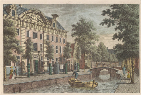 Provincial House in Leeuwarden, c. 1790, Carel Frederik Bendorp (I), 1824 - 1825 Canvas Print