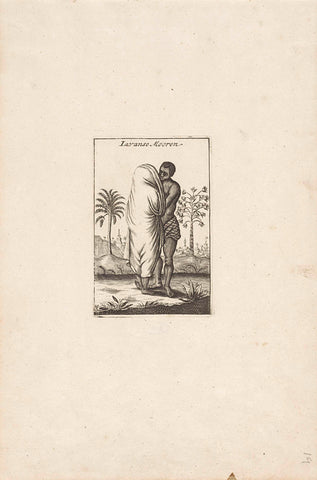 Two Javanese, Pieter Schenk (I) (possibly), 1682 - 1711 Canvas Print