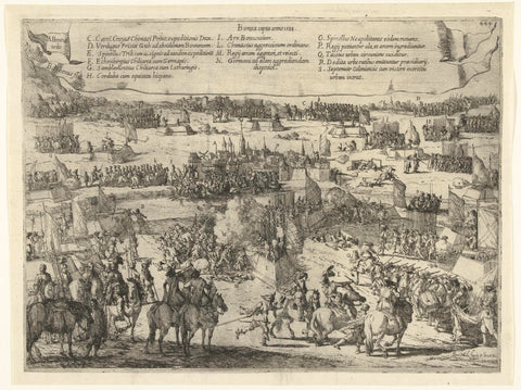 Conquest of Bonn, 1588, Jan Miel, 1645- 1647 Canvas Print