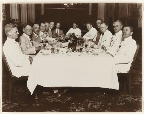 Farewell party Boers in the governor's house Solo 29-7-1929, anonymous, 1929 Canvas Print