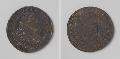 Philip IV, king of Spain, arithmetic medal struck by order of the States of Brabant, anonymous, 1626 Canvas Print