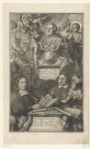 Allegorical performance with Martin Luther, Romeyn de Hooghe, 1703 Canvas Print