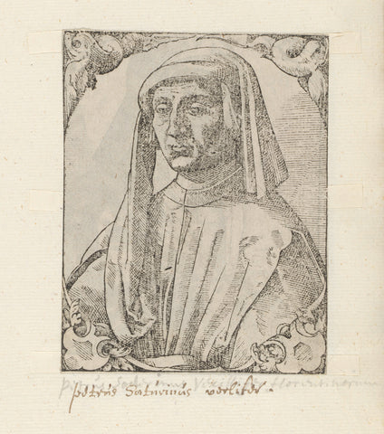Portrait of Piero Soderini, anonymous, 1549 - 1575 Canvas Print