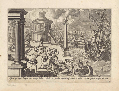 Roof of Helena, Johannes or Lucas van Doetechum, 1601 - 1652 Canvas Print