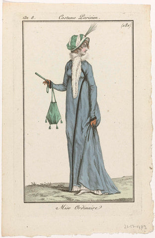 Journal des Dames et des Modes: Ladies’ Fashion, anonymous, 1799 Canvas Print