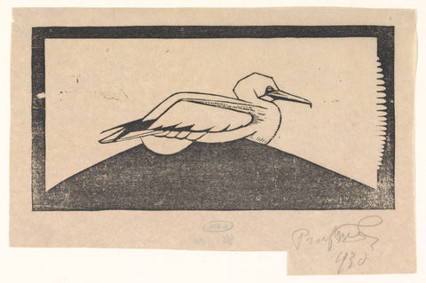 Gannet, Samuel Jessurun de Mesquita, 1930 Canvas Print