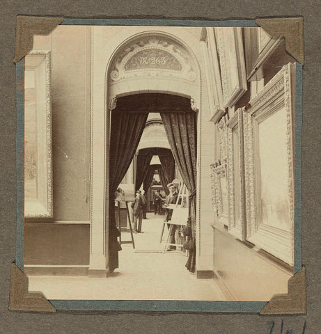 Room 263 with a view of the next rooms in 1893., 1893 Canvas Print