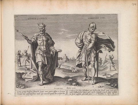 King Cyrus and King Cambyses, anonymous, 1643 Canvas Print