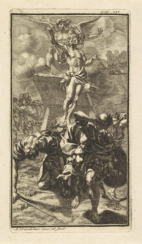 Resurrection of Christ, Jan Wandelaar, 1725 Canvas Print