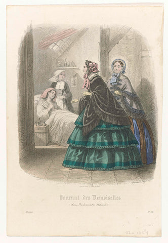 Journal des Demoiselles, 1854, No. 12, 22nd year, Hopwood, 1854 Canvas Print