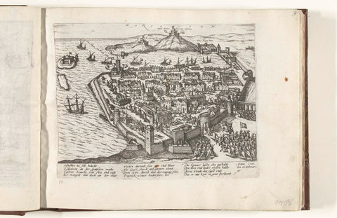 Guise conquers Marseille, 1596, Frans Hogenberg (workshop of), 1596 - 1612 Canvas Print