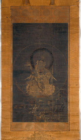 Nyoirin Kannon, anonymous, 1300 - 1400 Canvas Print