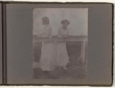 Maria Gonggrijp and a friend, anonymous, c. 1910 Canvas Print