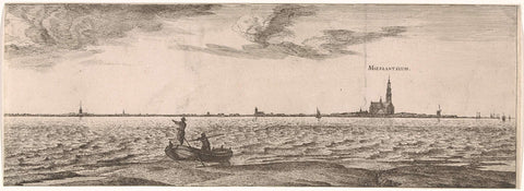 View of Maassluis, Joost van Geel, in or after 1666 Canvas Print