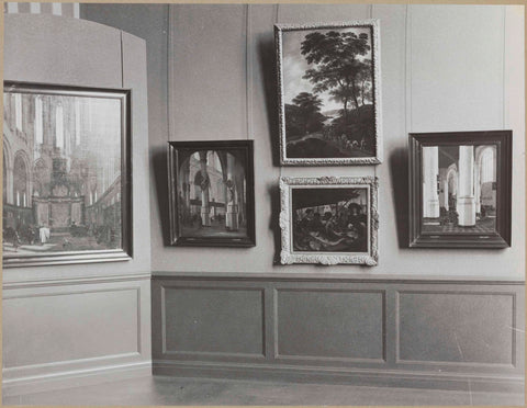 Exhibition of Delft masters in 1928, in or after 1928 - c. 1940 Canvas Print