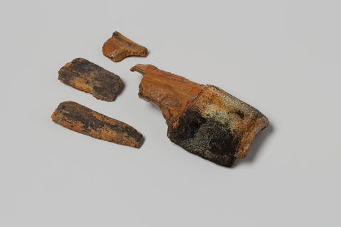 Fragment of a musket from the wreck of the East Indiesman 't Vliegend Hart, who was wrecked in 1735, 1700 - 1735 Canvas Print