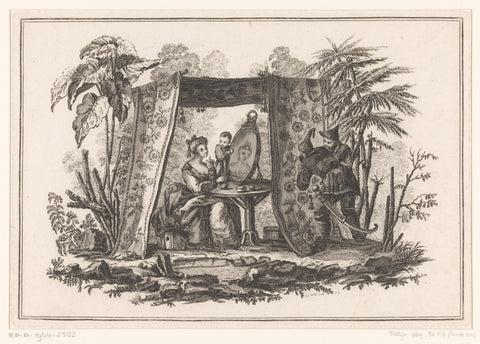 Sight, Jean Jacques Avril (I), 1773 Canvas Print