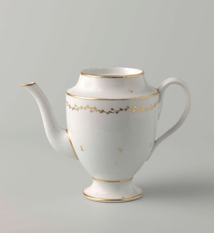 Tea set, Royal Porcelain Factory Dommer & Co., 1809 - 1814 Canvas Print