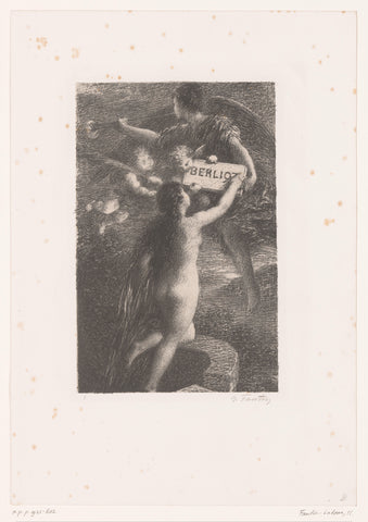 Titelprent voor: Hector Berlioz, sa vie et ses oeuvres, Henri Fantin-Latour, 1888 Canvas Print