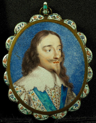 Charles I (1600–49), king of England, Henri Toutin, 1636 Canvas Print