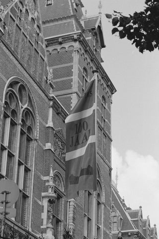 Flag for the north façade, 1985 Canvas Print