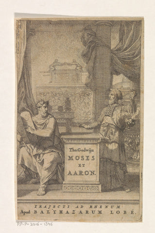 Mozes in Aaron, Gerard de Lairesse, 1698 Canvas Print