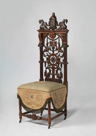 Chair, anonymous, c. 1840 - c. 1850 Canvas Print