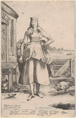 Girl from Zijpe, Gillis van Scheyndel (I), 1645 Canvas Print