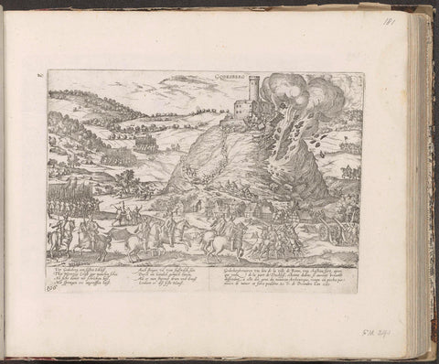 Capture and destruction of Godesberg, 1583, Frans Hogenberg, 1587 - c. 1591 Canvas Print