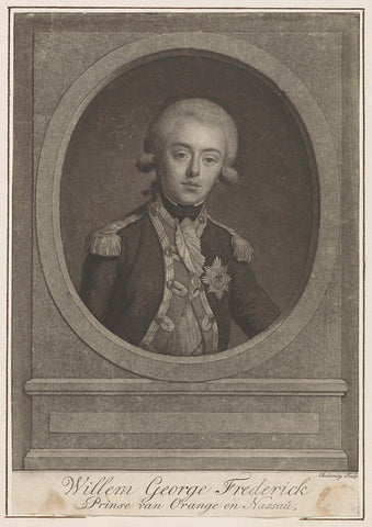 Portrait of Frederick, Prince of Orange-Nassau, Benjamin Samuel Bolomey, 1790- 1819 Canvas Print