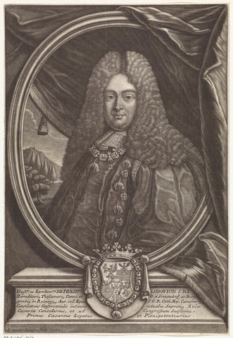 Philipp Ludwig Wenzel von Sinzendorf, Jan van der Bruggen, 1714 - 1740 Canvas Print