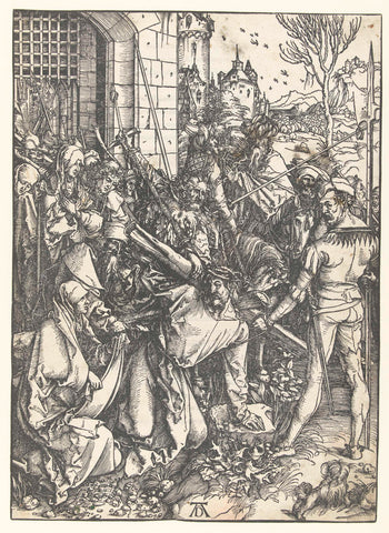 Carrying the Cross, Albrecht Dürer, 1511 Canvas Print