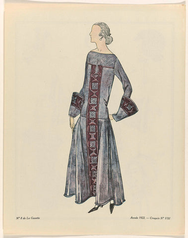 Gazette du Bon Ton, 1922 - No. 8 : Sketch No VIII, anonymous, 1922 Canvas Print