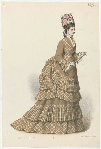 Lady with range, 1874, No. 486, Charpentier, c. 1874 Canvas Print