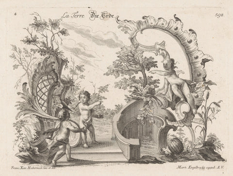 Earth, anonymous, 1731 - 1756 Canvas Print