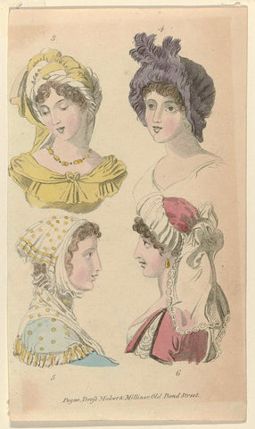 The Milliner and Dressmaker, 1801, anonymous, 1801 Canvas Print