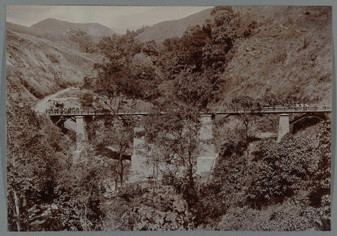 Bridge over the Woih ni Enang, anonymous, 1911 Canvas Print