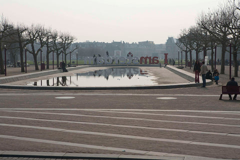 Pond on the Museumplein, 2007 Canvas Print