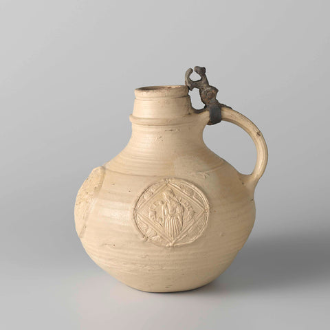 Jug with three scenes in medallions, Anno Knütgen (attributed to workshop of), c. 1570 - c. 1580 Canvas Print