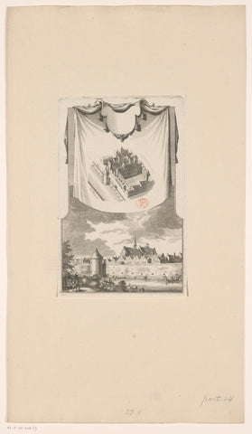 The Bethany Monastery in Amsterdam, ca. 1544, anonymous, in or before 1760 Canvas Print