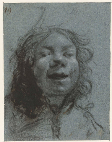 Smiling Self-portrait, from the Front, Moses ter Borch, c. 1660 - 1661 Canvas Print