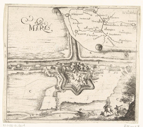 Inname van Fort Knokke, 1649, anonymous, 1649 Canvas Print