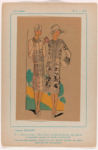 Very Parisian. La Mode, Le Chic, L'Elégance, anonymous, 1927 Canvas Print