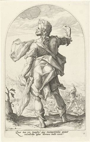 Simson, Jacob Matham (attributed to), 1601 - 1652 Canvas Print